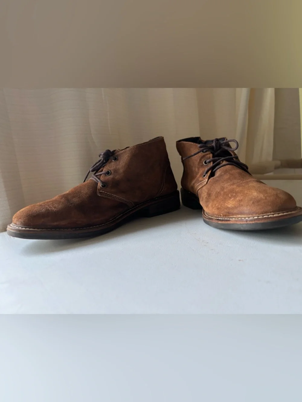 NAOT Pilot Suede Leather Chukka Boots Brown Mens 41 8 Comfort